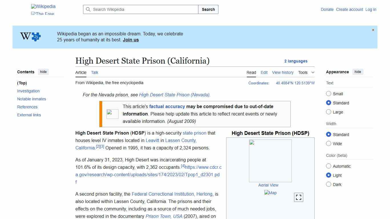 High Desert State Prison (California) - Wikipedia